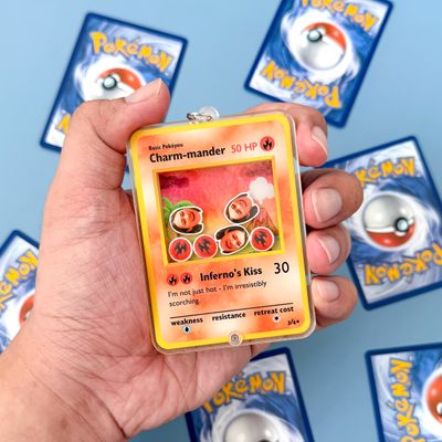 CHARM-MANDER  SHAKER KEYCHAIN