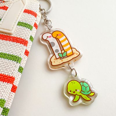 WIGGLES &amp; WADDLE KEYCHAIN
