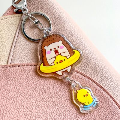 PUDDLY &amp; POKI KEYCHAIN