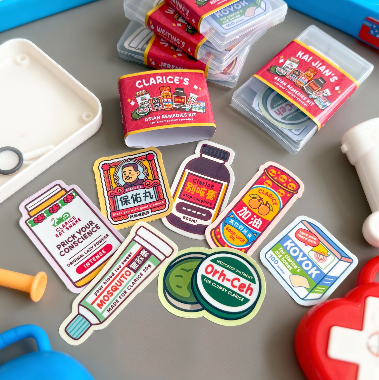 CUSTOM ASIAN REMEDIES STICKER PACK