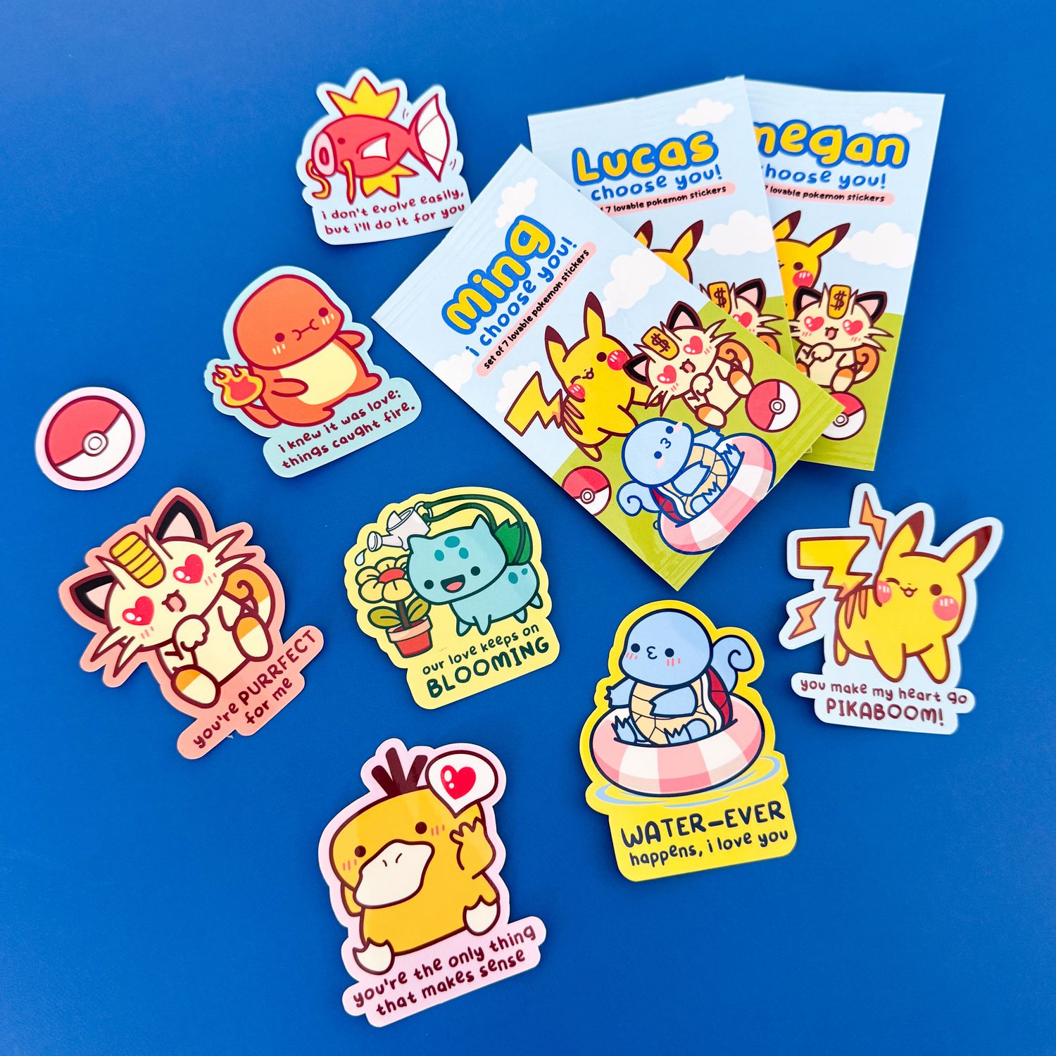 I CHOOSE YOU STICKER PACK