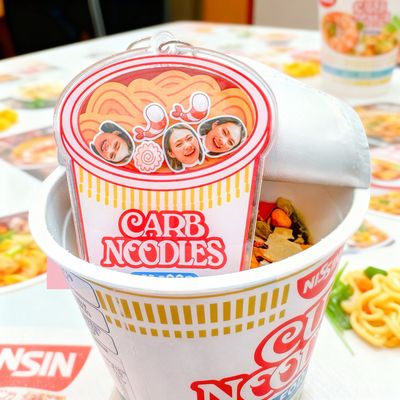 CARB NOODLE SHAKER KEYCHAIN