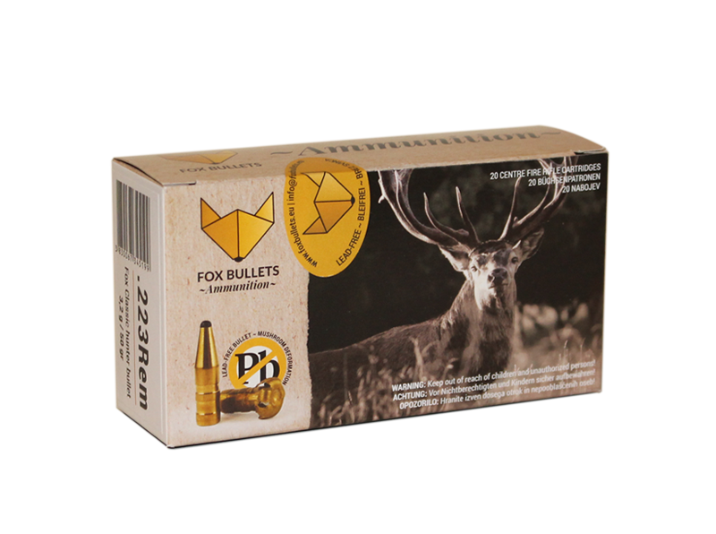 Fox Bullet Bleifrei Kal 223 Rem. 50g