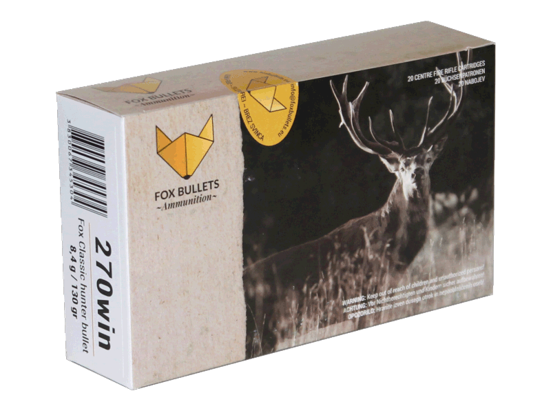 Fox Bullet Bleifrei Kal 270 Win. 130g