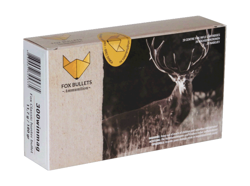 Fox Bullet Bleifrei Kal 300 Win. Mag. 180g