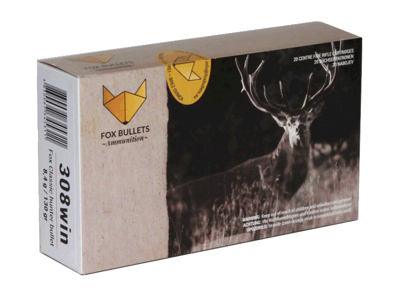 Fox Bullet Bleifrei Kal 308. 150g