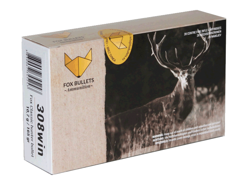 Fox Bullet Bleifrei Kal 308. 165g