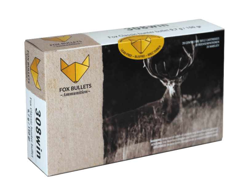Fox Bullet Bleifrei Kal 308 Win 130grain