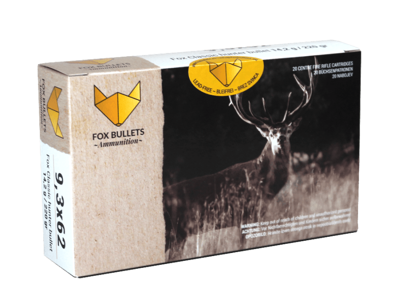 Fox Bullet Bleifrei Kal 9,3x62 220grain