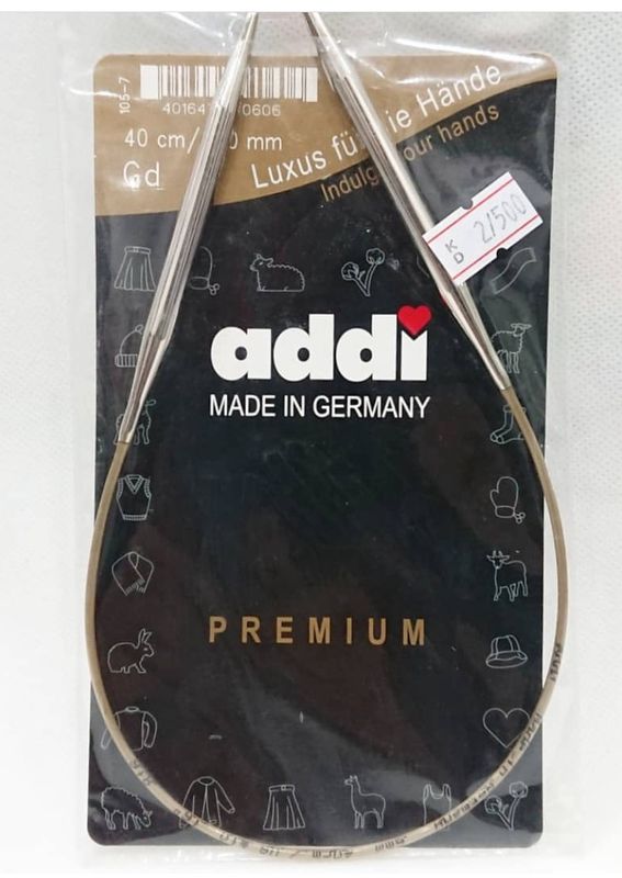 Addi Knitting Needles 40CM/ 6,0 MM