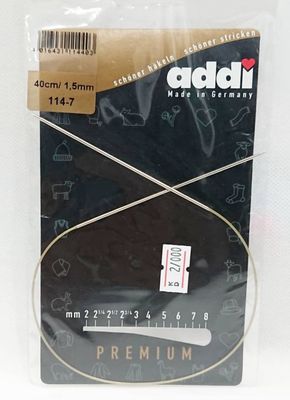 Addi Knitting Needles 40CM/1,5MM