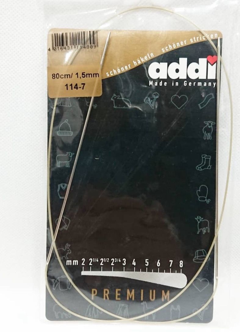 Addi Knitting Needles 80CM/1,5 MM