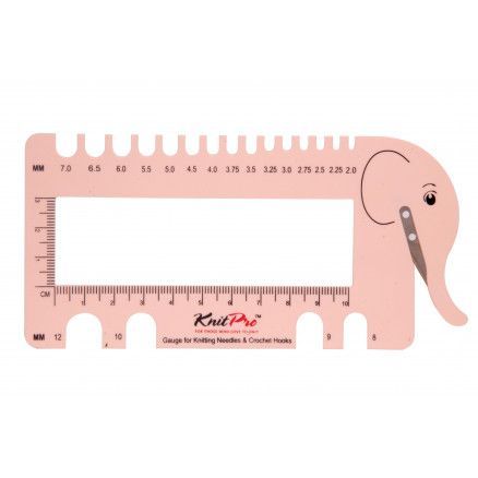 KnitPro Knitting Needle Measure Elephant