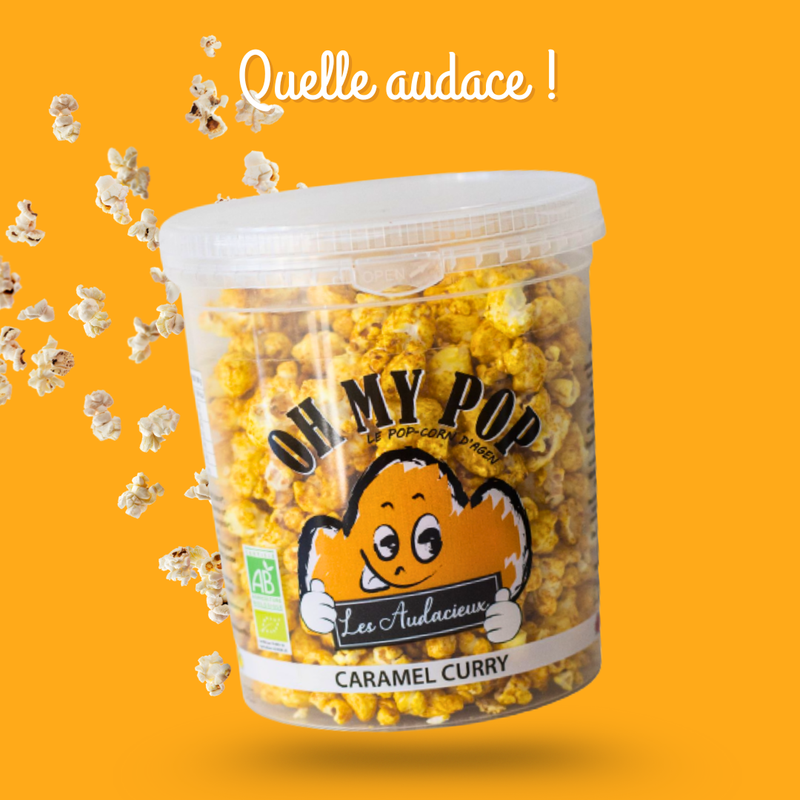 Pot 80 g pop-corn Caramel Curry x 3