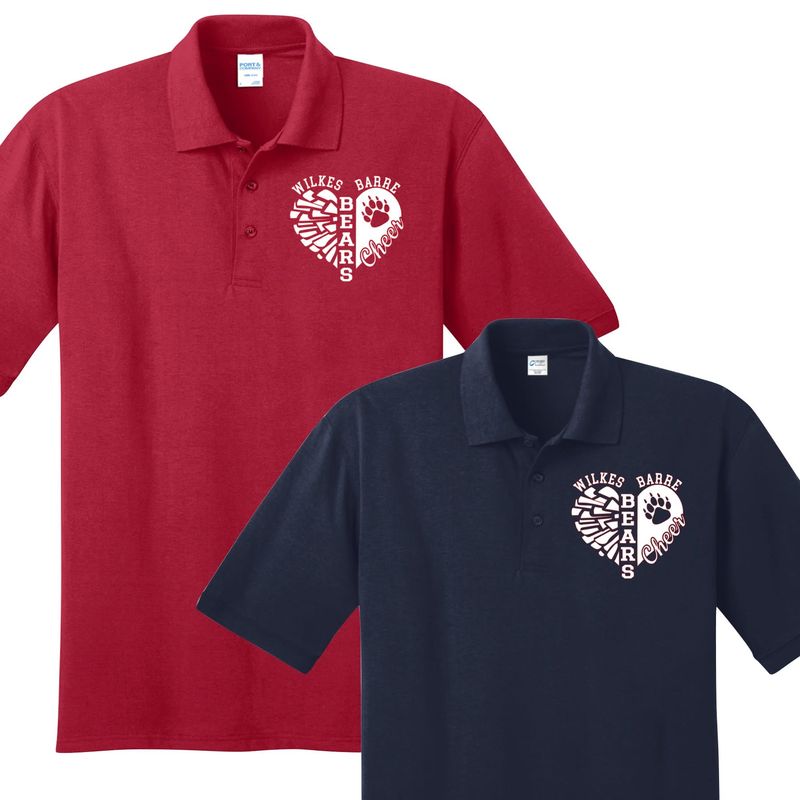 Bears Cheer Heart Polo