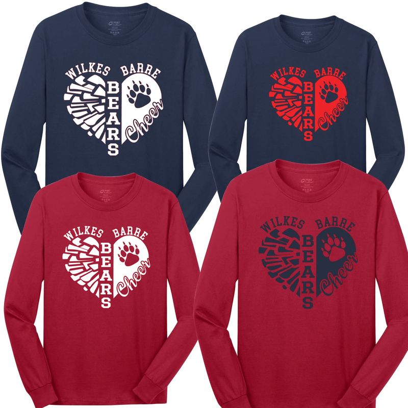 Bears Cheer Heart long sleeve