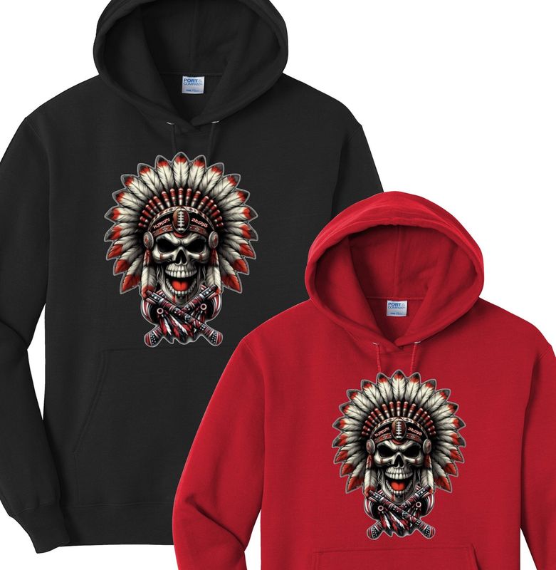 Plymouth Shawnee Indians Graphic Hoodie