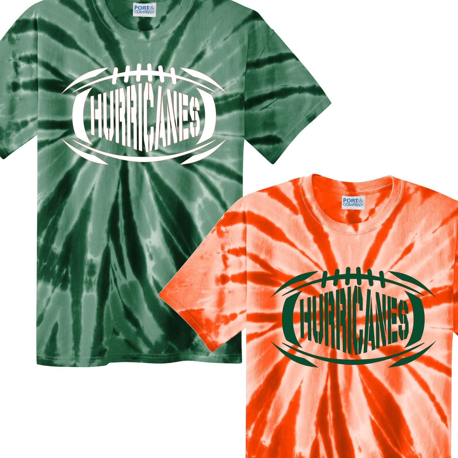 Ed Lark Hurricanes Football Tie Dye T-shirt