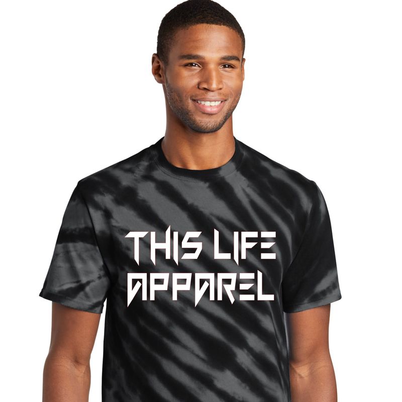 This Life Apparel Tiger Stripe Tie Dye T-shirt
