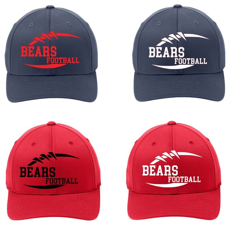 Bears Football fitted hat