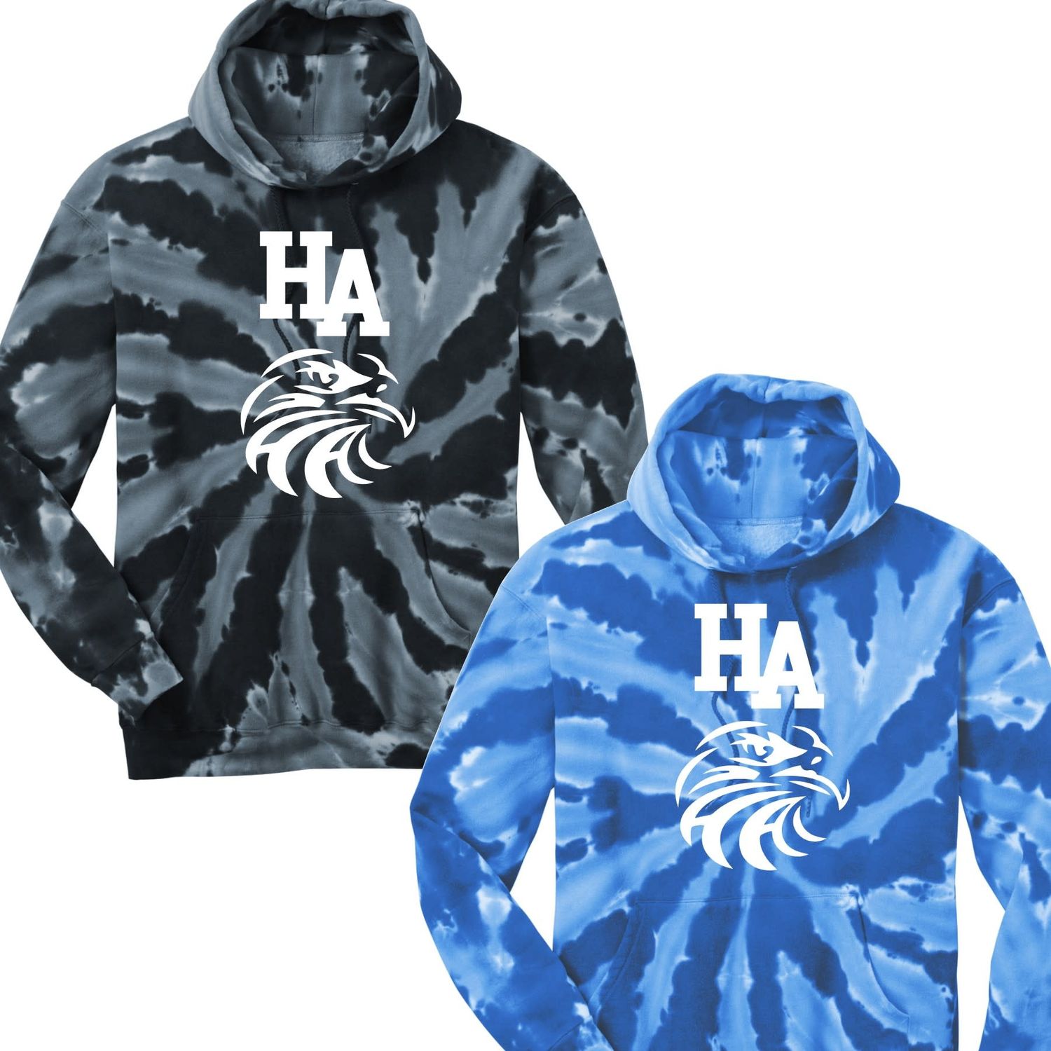 Hanover Area HA Tie Dye Hoodie