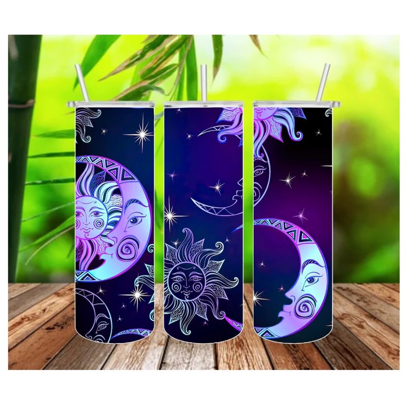 Sun &amp; Moon 20oz skinny tumbler