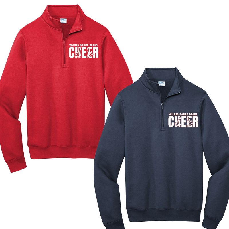 Bears Cheer quarter zip
