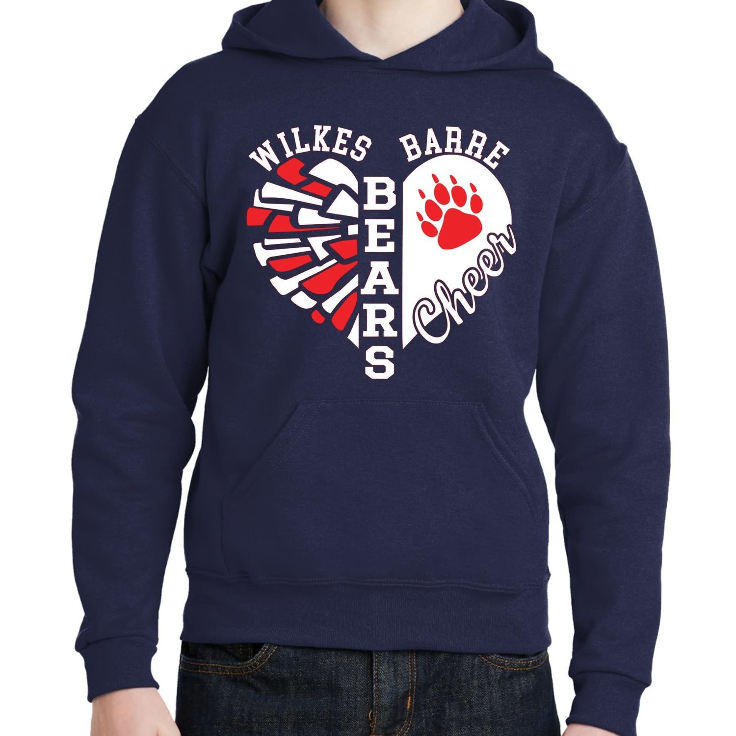 Wilkes Barre Bears Youth Hoodie