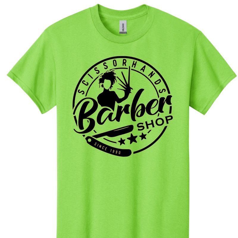 Edward Scissorhands Barber Shop T-shirt