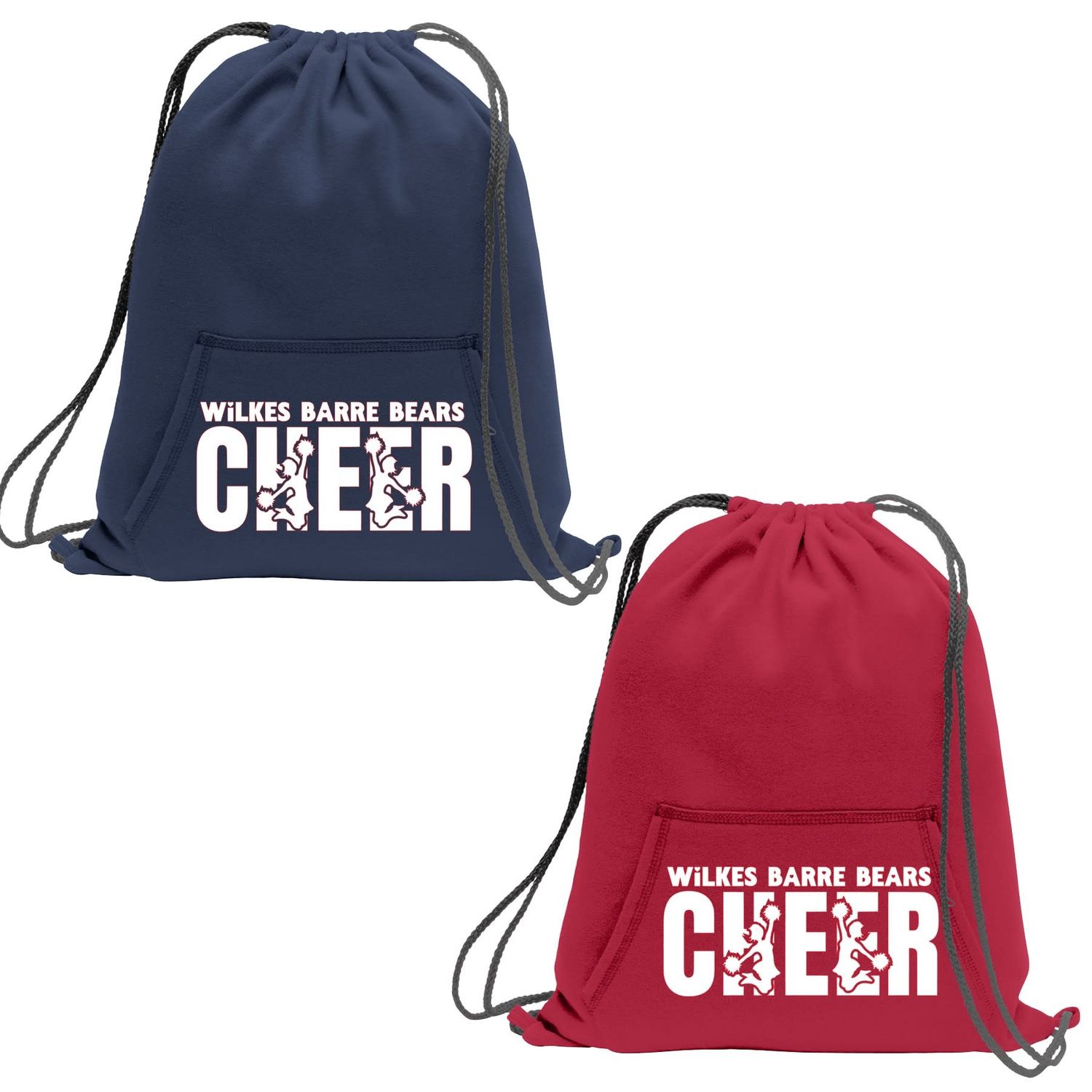Bears Cheer Drawstring Bag