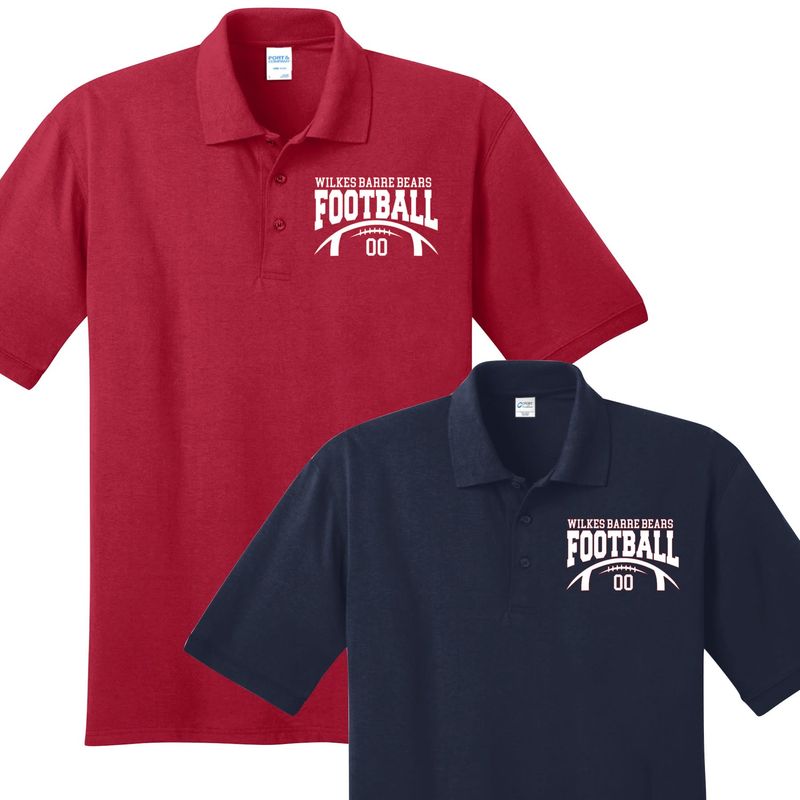 Bears Football player number polo