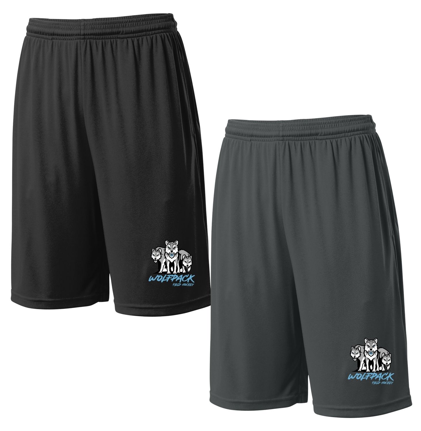 Wolfpack Field Hockey 3 Wolves Mesh Shorts