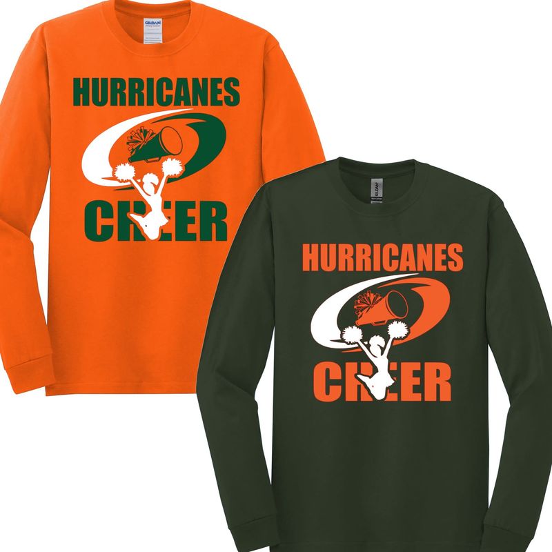 Ed Lark Hurricanes Cheer Long Sleeve