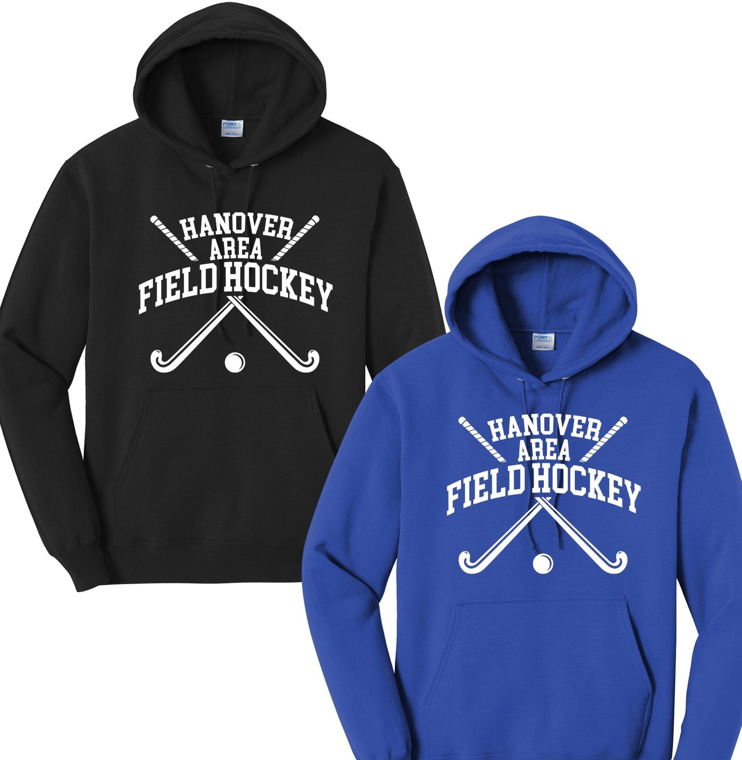 Hanover Area Field Hockey Crossed Sticks Hoodie