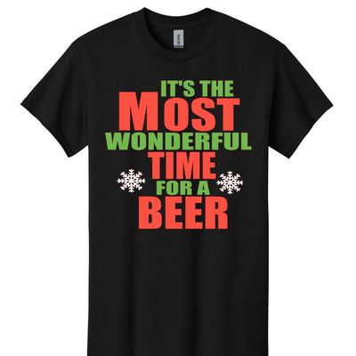 It's the most wonderful time for a beer t-shirt