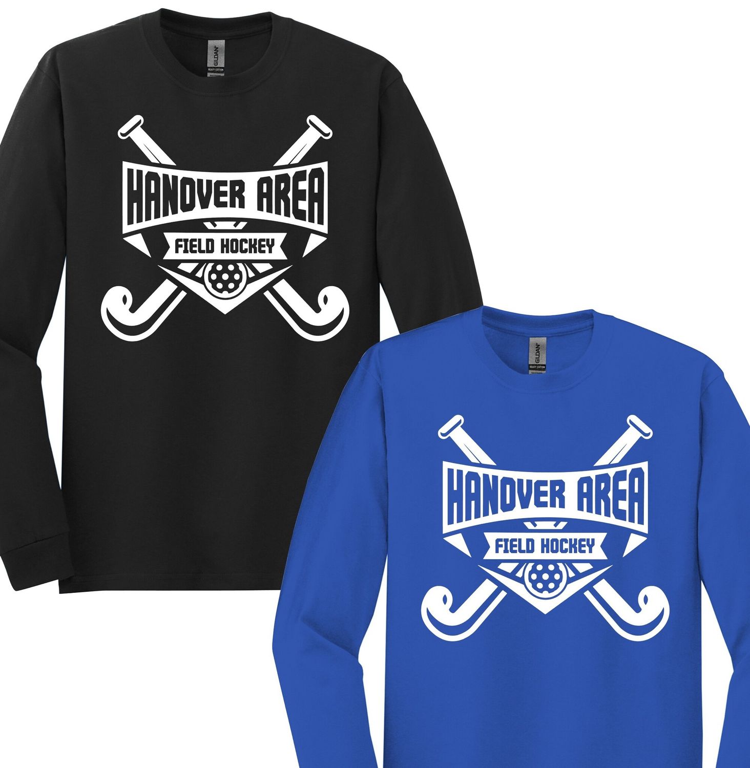 Hanover Field Hockey Crossed Stocks/Banner Long Sleeve