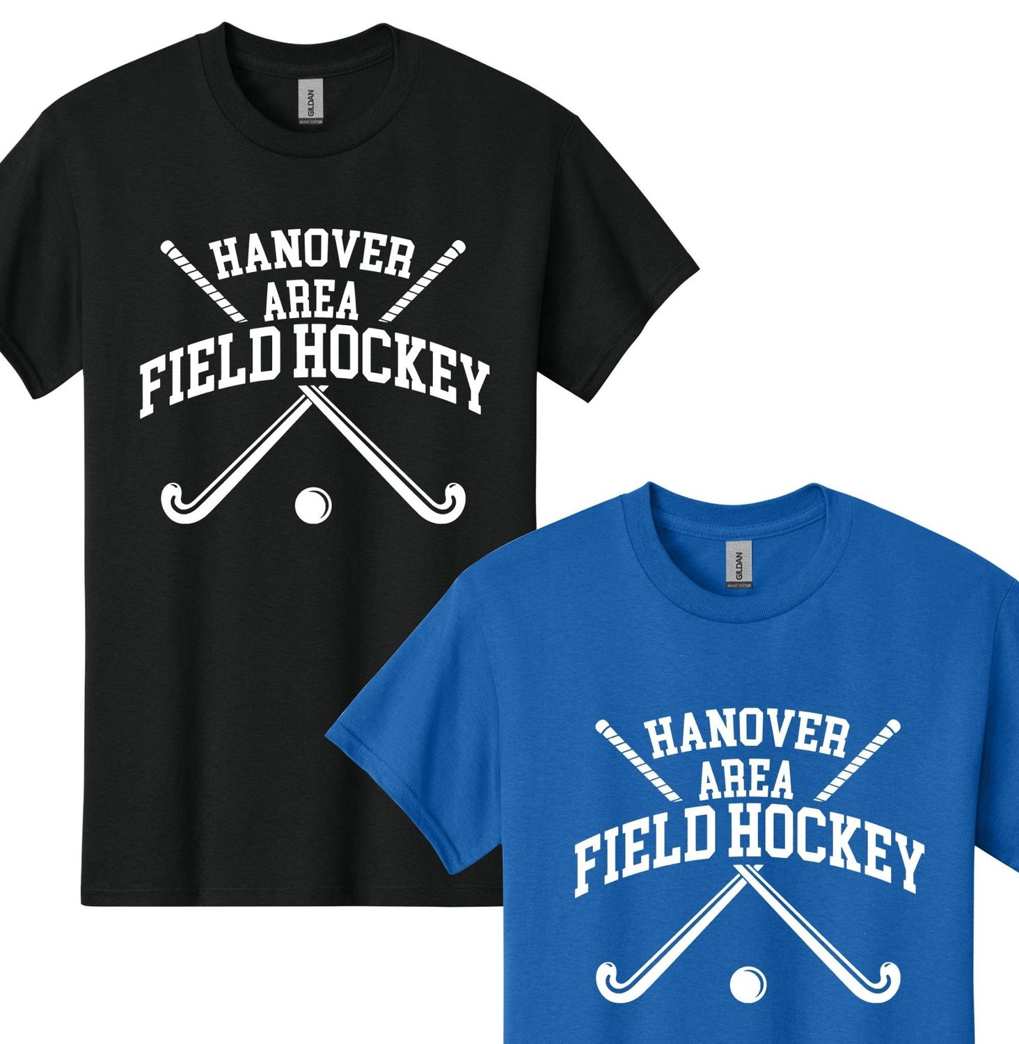 Hanover Area Field Hockey Crossed Sticks Tshirt