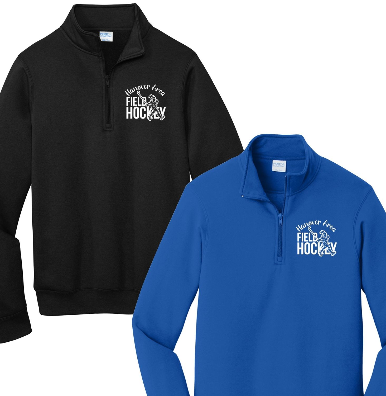 Hanover Area Field Hockey Player Cotton 1/4 Zip