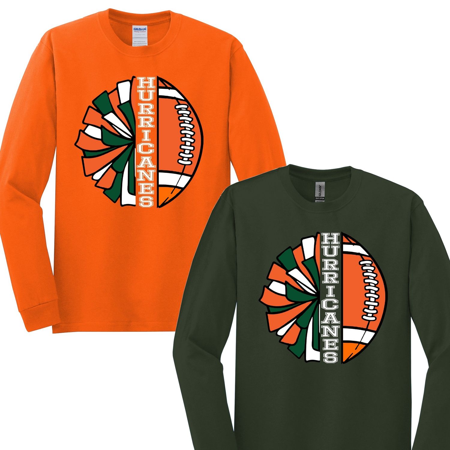 Ed Lark Hurricanes Cheer/Football Long Sleeve