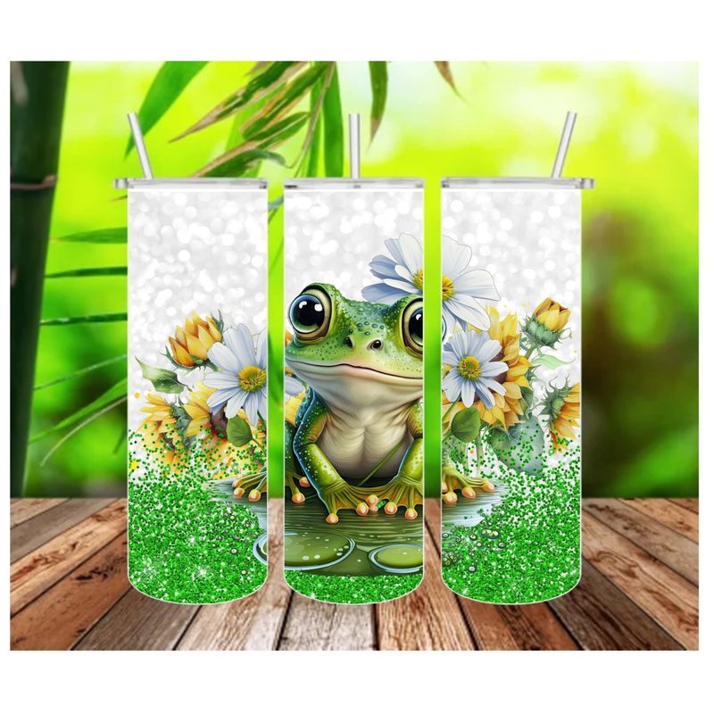 Frog 20oz skinny tumbler