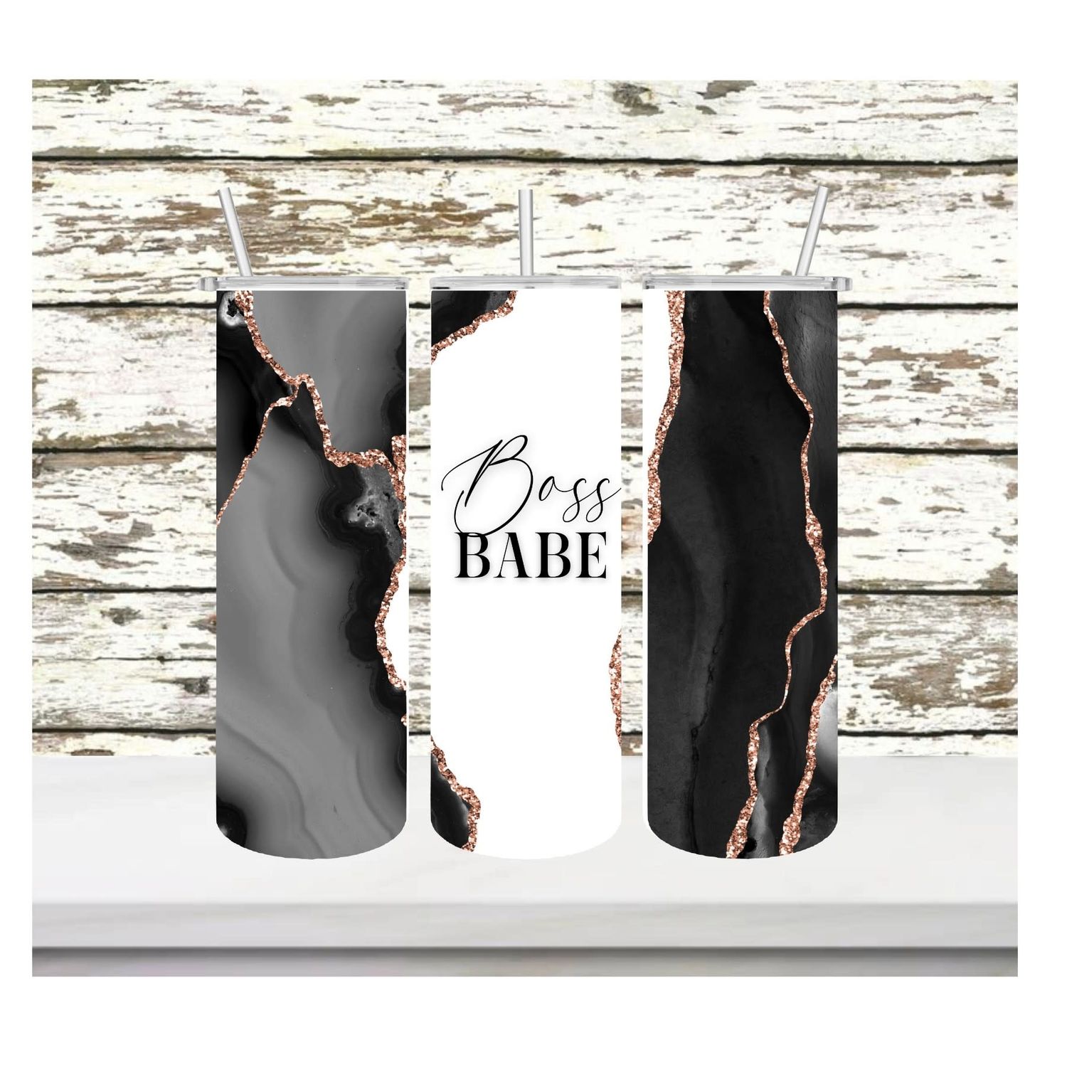 Boss Babe 20oz skinny tumbler