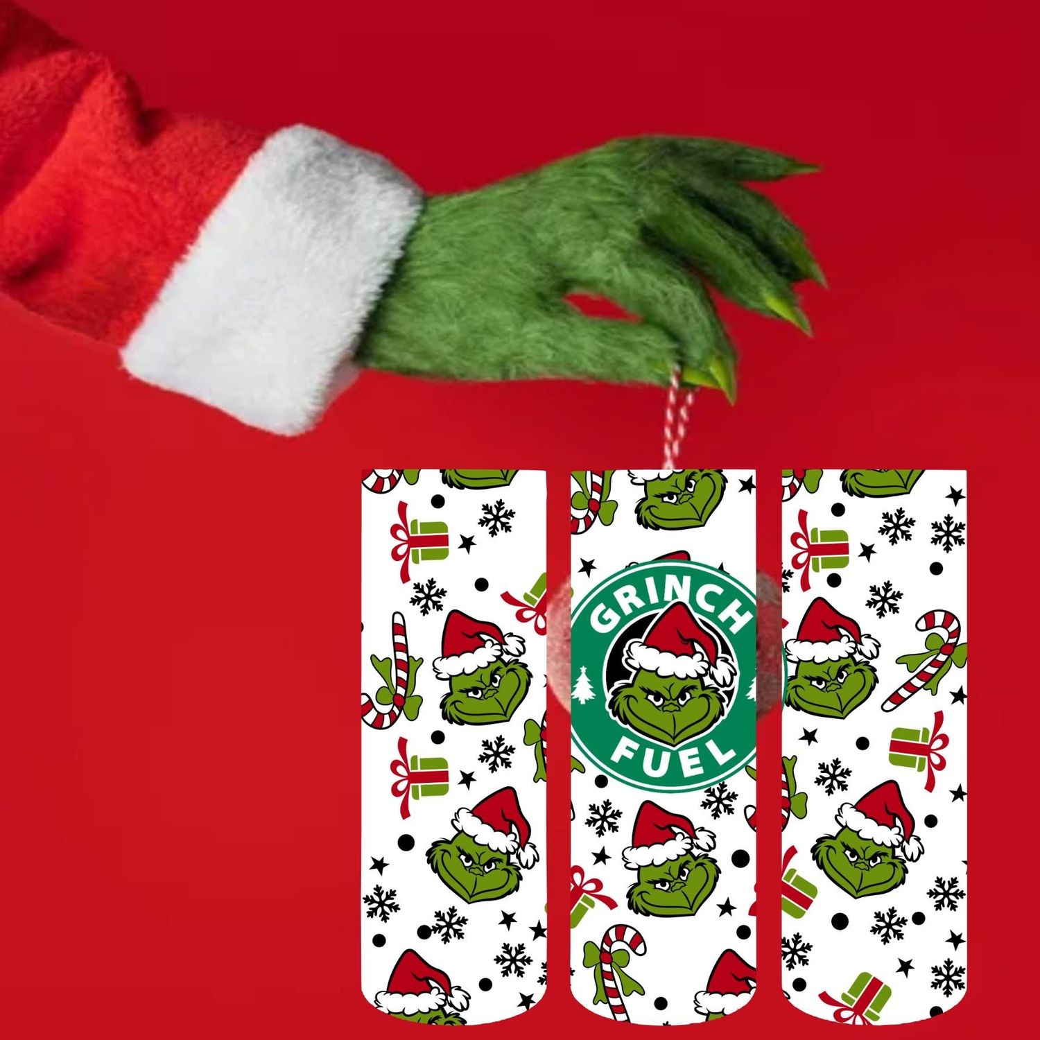 Grinch Fuel 20oz Skinny Tubler