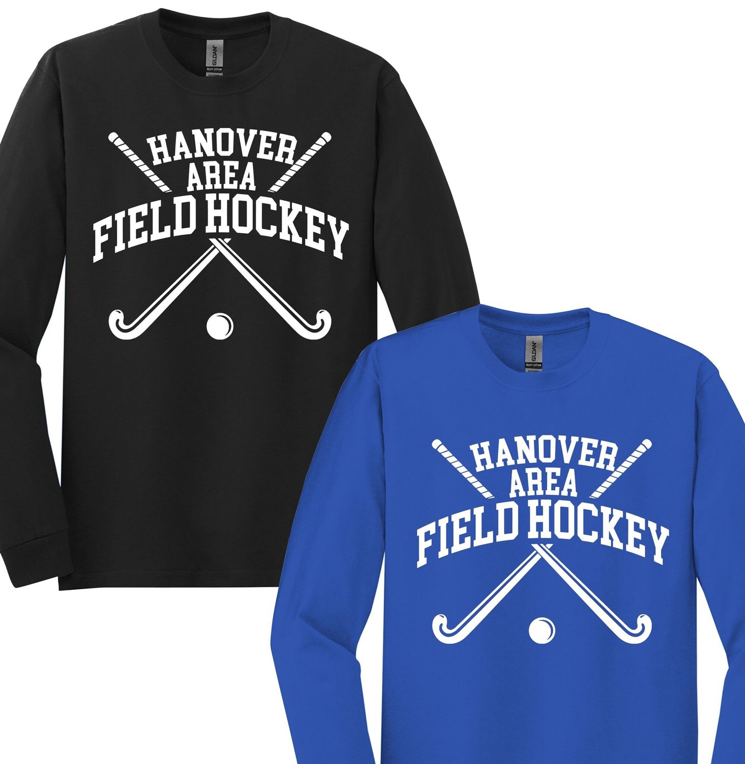 Hanover Area Field Hockey Crossed Sticks Long Sleeve