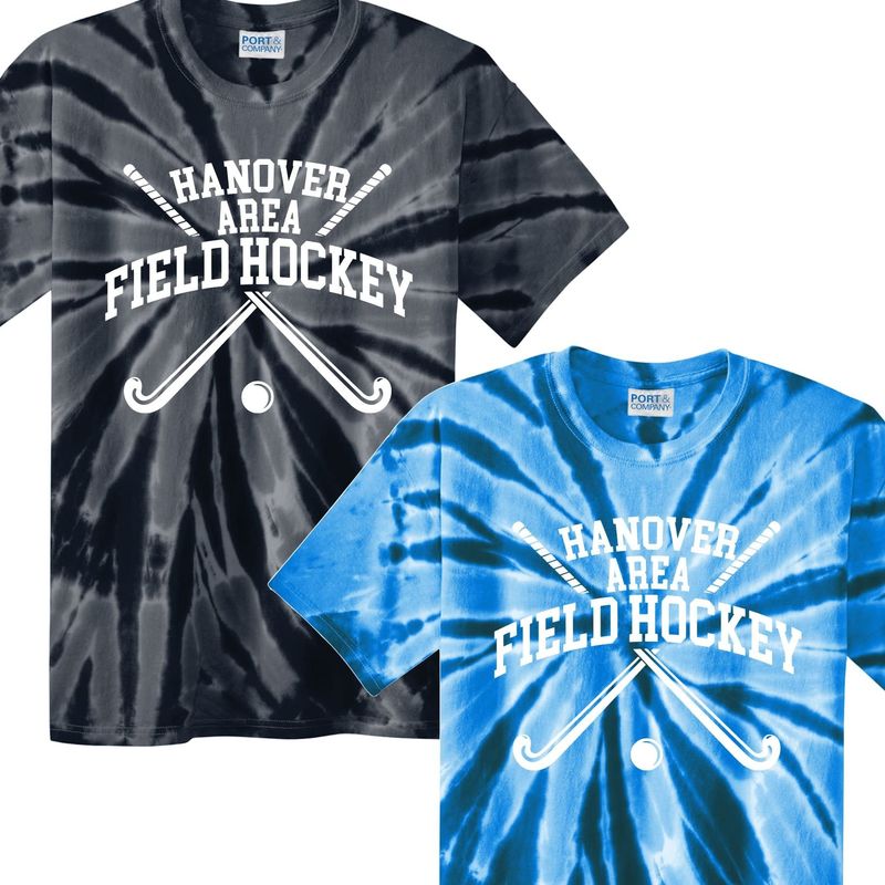 Hanover Area Crossed Sticks Spiral Tie Dye Tshirt