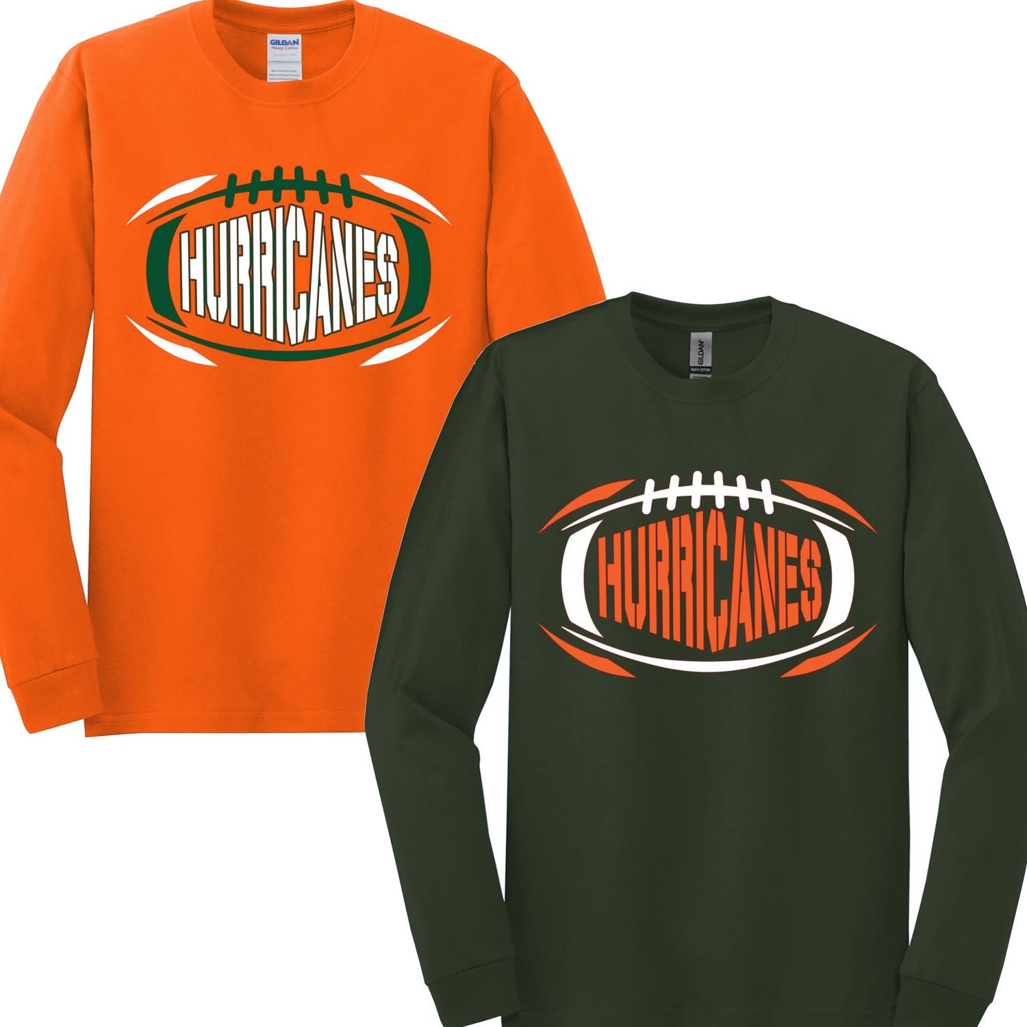 Ed Lark Hurricanes Football Long Sleeve