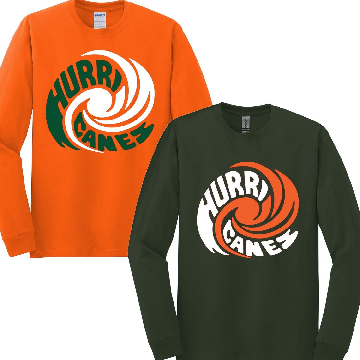 Ed Lark Hurricanes Swirl Long Sleeve