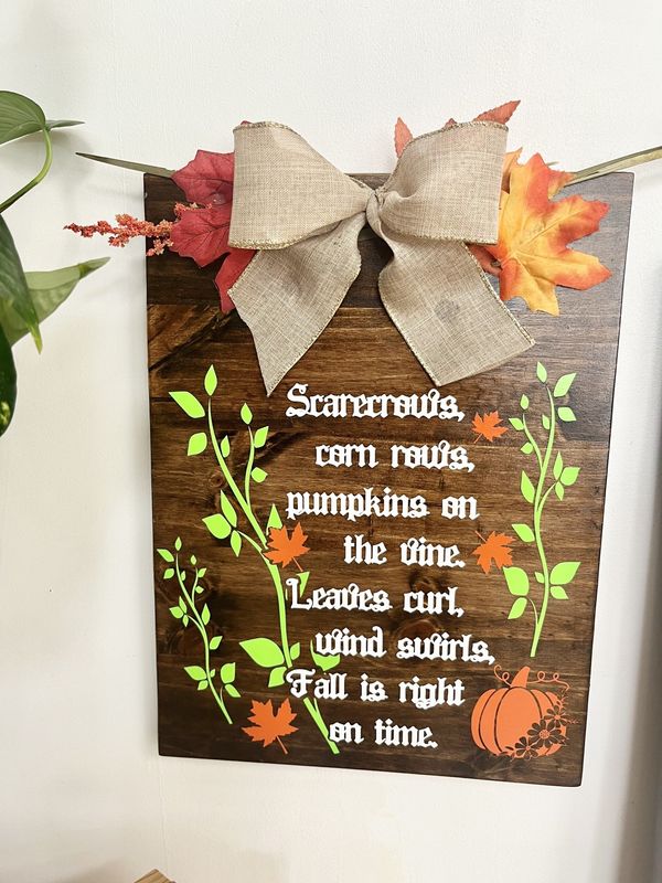 Fall Wall sign