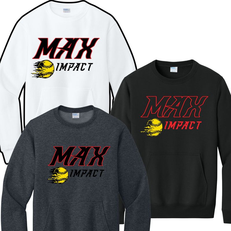 Max Impact Softball Sweatshirt with Pocket