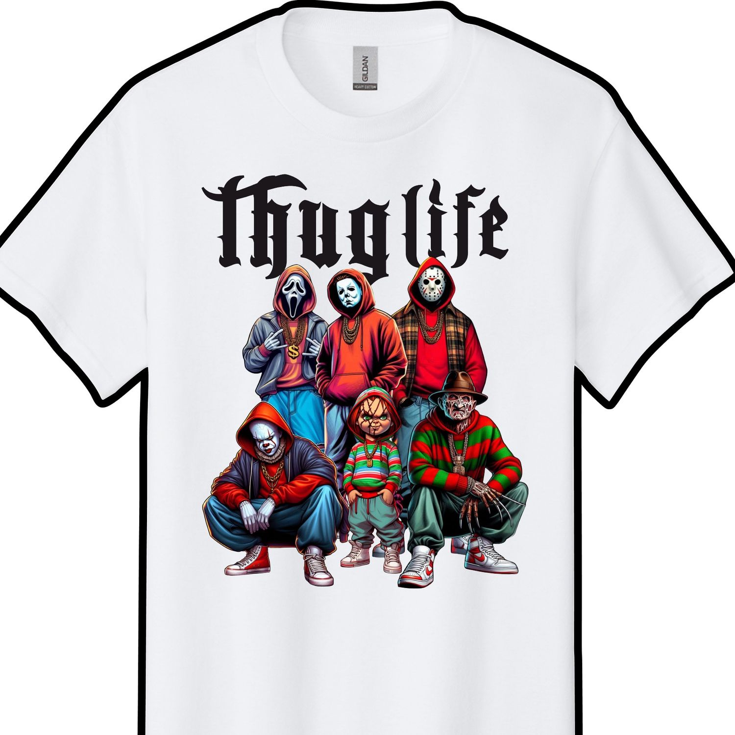 Thug Life Halloween Tshirt