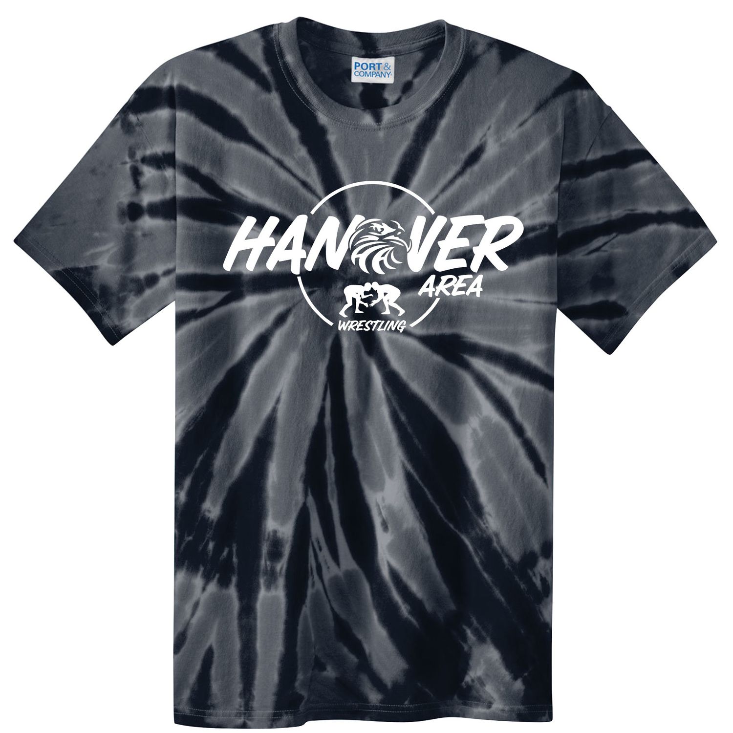 Hanover Area Wrestling Spiral Tie Dye Tshirt